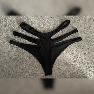 Black Strappy Bottoms